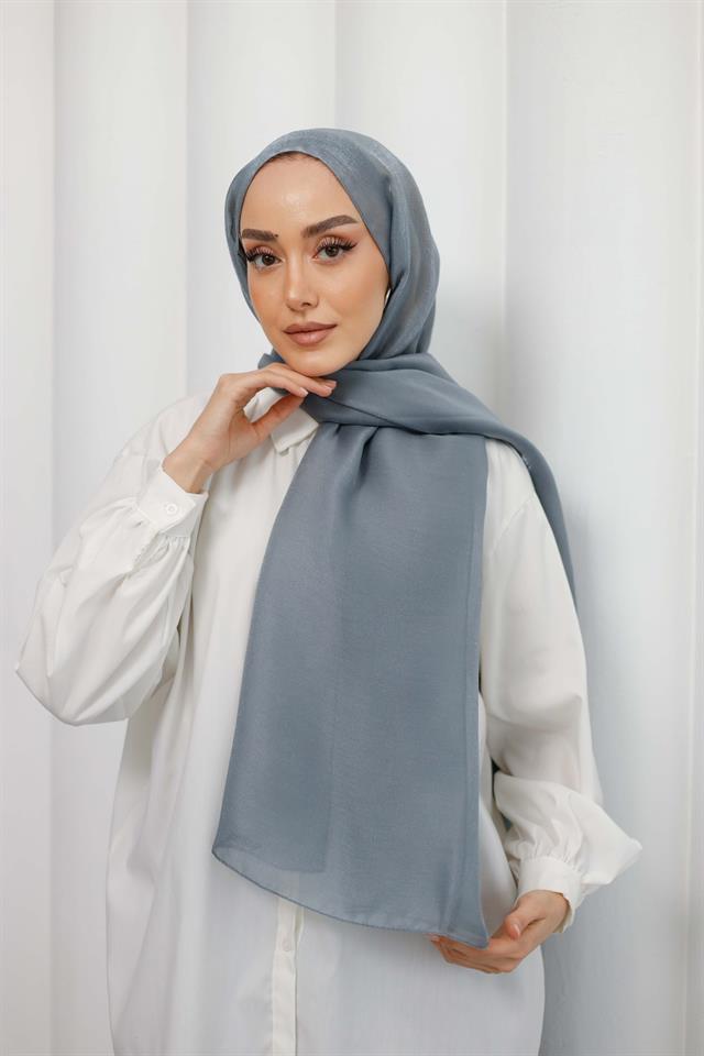 Abiye Şal Antrasit - Görsel 5