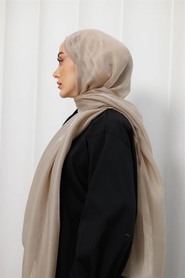 Abiye Şal Bej - Görsel 5