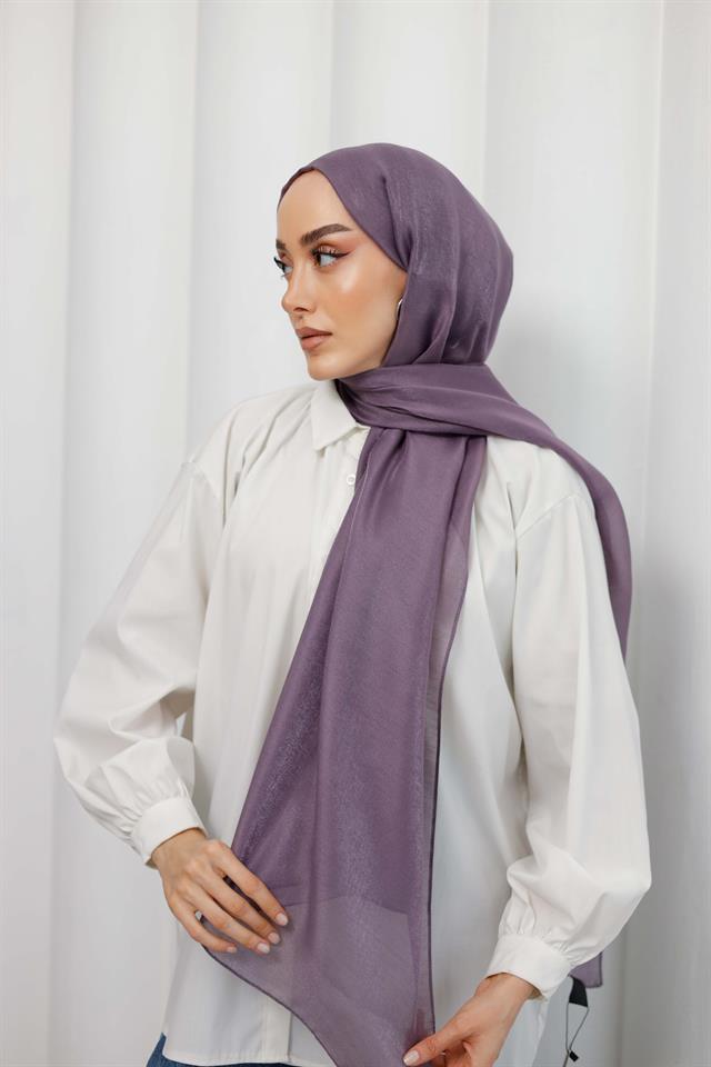 Abiye Şal Mor - Görsel 5